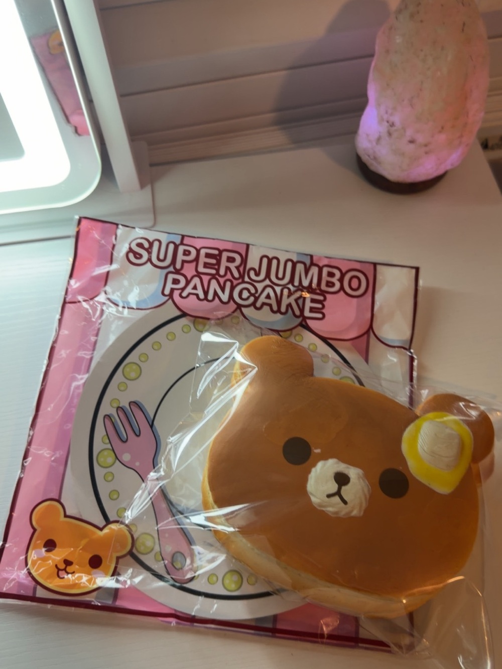 Authentic Puni Maru Super Jumbo Bear Pancake Squishy - Butter Version | Rare!